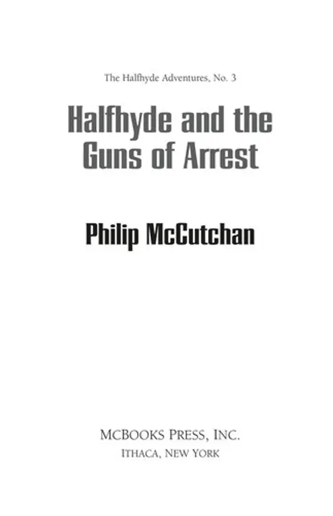 Halfhyde and the guns of arrest cover