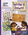Cover image for Reading Planet - Write It down! - Purple