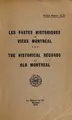 Cover image for Les fastes historiques du vieux Montréal