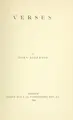 Cover image for Verses.