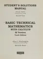 Cover image for Student Solutions Manual for Basic Technical Mathematics with Calculus, SI Version