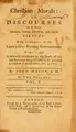 Cover image for Christian morals