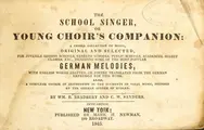 Cover image for The school singer