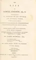 Cover image for The life of Samuel Johnson, L.L.D. Comprehending an account of his studies, and numerous works, in chronological order
