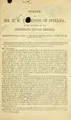 Cover image for Speech of Mr. R. W. Thompson, of Indiana, on the reference of the President's annual message.