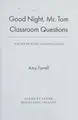 Cover image for Good night, Mr. Tom Classroom Questions