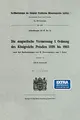 Cover image for Die magnetische Vermessung I. Ordnung des Königreichs Preußen 1898 bis 1903