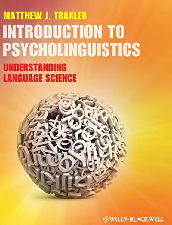 Introduction to psycholinguistics: understanding language science cover