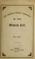 Cover image for Wilhelm Tell