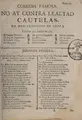 Cover image for No ay contra lealtad cautelas