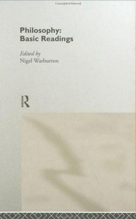 Philosophy: the Basic Readings cover