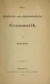 Cover image for Kleine altsächsische und altniederfränkische Grammatik
