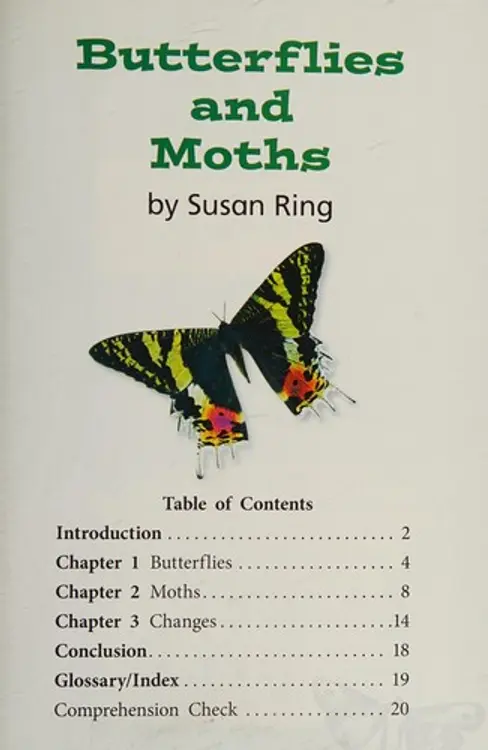 Butterflies and moths cover