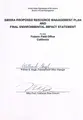 Cover image for Sierra proposed resource management plan and final environmental impact statement for the Folsom Field Office, California