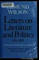 Cover image for Letters on literature and politics, 1912-1972