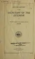 Cover image for Compilation of data in Annual report for 1933