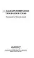 Cover image for One Hundred Thirteen Galician-Portuguese Troubadour Poems (Aspects of Portugal)