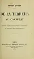 Cover image for De la terreur au consulat