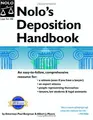 Cover image for Nolo's Deposition Handbook
