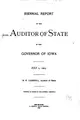 Cover image for Report of the Auditor of State, to the ... General Assembly of the State of Iowa