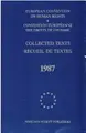 Cover image for European Convention on Human Rights: Collected Texts/Convention Europeenne Des Droits De L'Homme