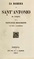Cover image for La Basilica di Sant'Antonio di Padova ed i principali monumenti ch'essa racchiude