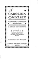 Cover image for A Carolina cavalier