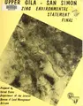 Cover image for Department of the Interior final environmental statement