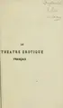 Cover image for Le théâtre érotique français sous le Bas-Empire