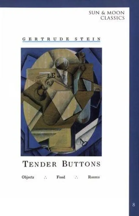 Tender Buttons: Objects, Food, Rooms (Sun & Moon Classics) cover
