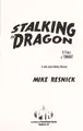 Cover image for Stalking the dragon