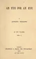 Cover image for An eye for an eye