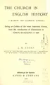 Cover image for The church in English history