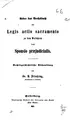 Cover image for Ueber das verhältniss der Legis Actio Sacramento zu dem Verfahren durch ...