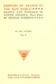 Cover image for Pioneers of France in the New world. France and England in North America.