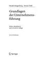 Cover image for Grundlagen der Unternehmensfu hrung