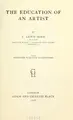 Cover image for The education of an artist