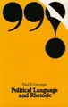 Cover image for Political language and rhetoric