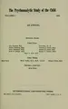 Cover image for Psychoanalytic study of the child
