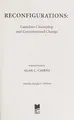Cover image for Reconfigurations