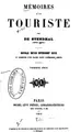 Cover image for Mémoires d'un touriste