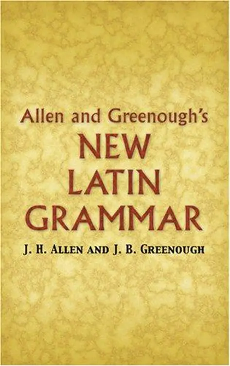 Allen and Greenough's New Latin grammar cover