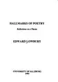 Cover image for Hallmarks of poetry