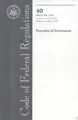 Cover image for Code of Federal Regulations, Title 40, Protection of Environment, Pt. 63 (Sec. 63.1-63.599), Revised as of July 1, 2005