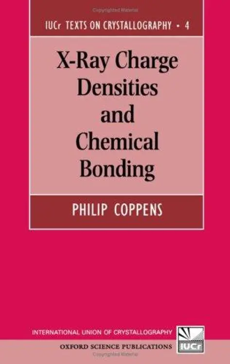 X-ray charge densities and chemical bonding cover