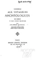 Cover image for Conseils aux voyageurs archéologues en Grèce et dans l'Orient hellénique
