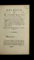 Cover image for Opinion de M. l'abbe  Maury, de pute  de Picardie, sur le droit d'initiative que re clament les assemble ses [sic] coloniales pour toutes les loix relatives a   l'e tat des personnes dans les colonies, & sur l'admissibilite  des hommes de couleur aux droits de citoyen actif, ou aux emplois publics