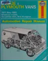 Cover image for Dodge & Plymouth vans automotive repair manual