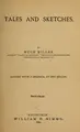 Cover image for Tales and sketches