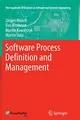 Cover image for Software Process Definition and Management
